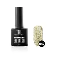 Гель-лак TNL - Glitter №47 - Дымчато-белый (10 мл.)