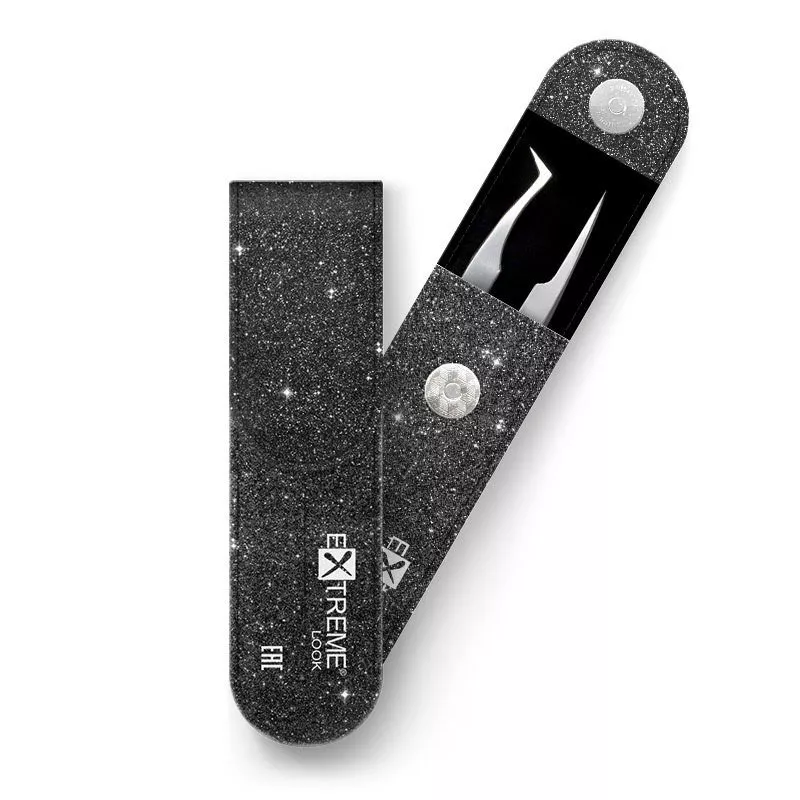 Кейс для 2х пинцетов "Brilliant black" Кейс для 2х пинцетов "Brilliant black"